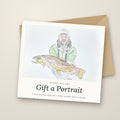 Gift a Portrait: Custom Watercolor Gift Card